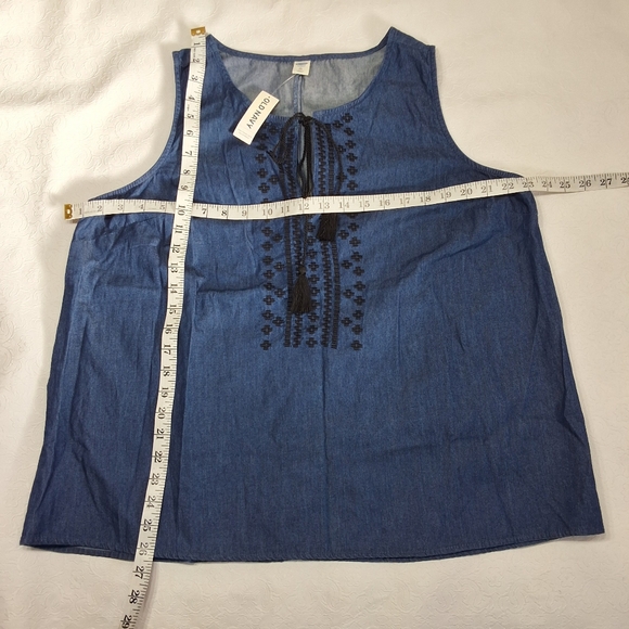 New Old Navy women's Denim sleeveless top size XL - . - Picture 3 of 7